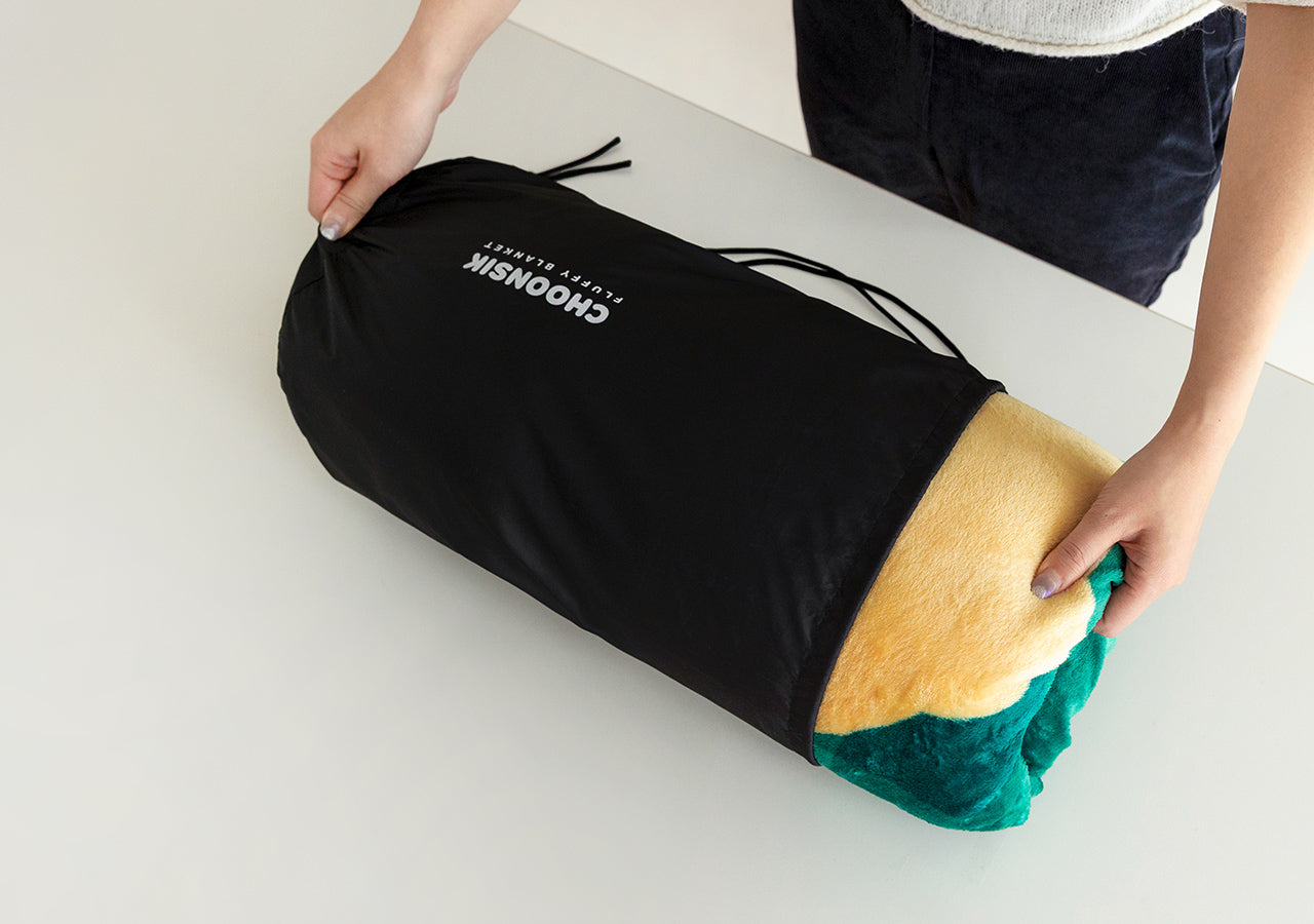 Chunsik Blanket Pouch Set - Authentic Kakao Friends from Korea | Koolseoul
