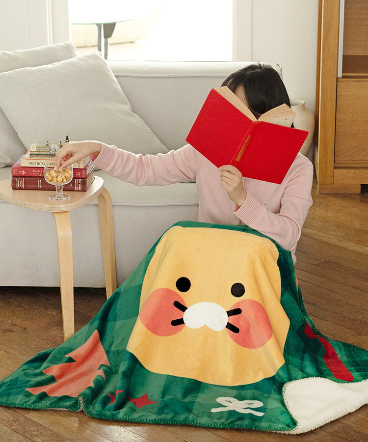 Chunsik Blanket Pouch Set - Official Kakao Friends merchandise | Koolseoul