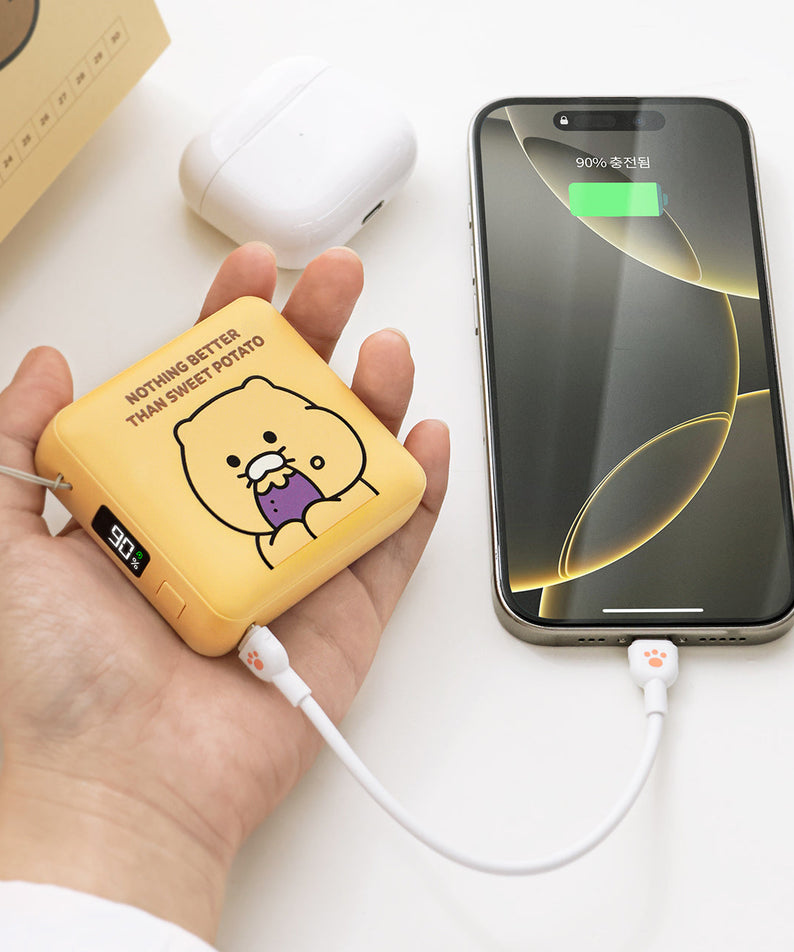 Mini Power Bank 10,000 Chunsik - Official Kakao Friends merchandise | Koolseoul