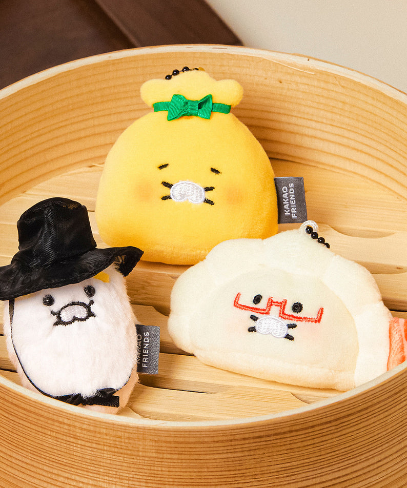 Keychain Plush 3P Set Chunsik - Official Kakao Friends merchandise | Koolseoul