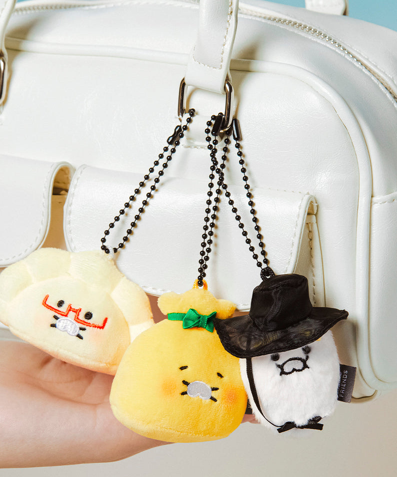 Keychain Plush 3P Set Chunsik - Official Kakao Friends merchandise | Koolseoul