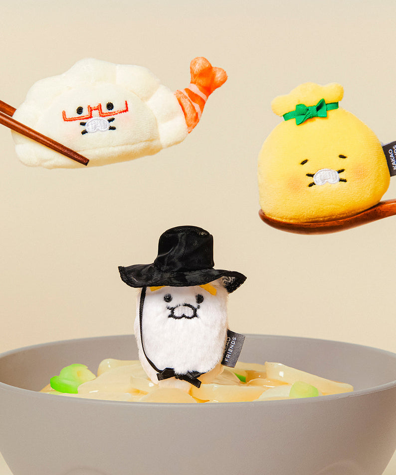 Keychain Plush 3P Set Chunsik - Korean kawaii Kakao Friends | Koolseoul