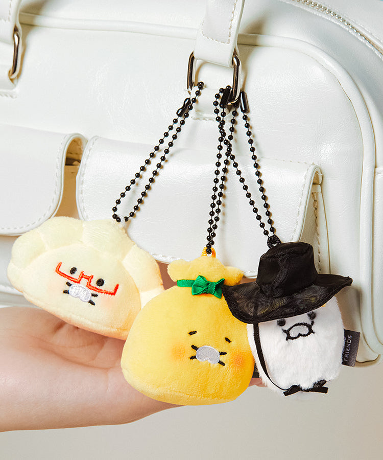 Keychain Plush 3P Set Chunsik - Official Kakao Friends merchandise | Koolseoul