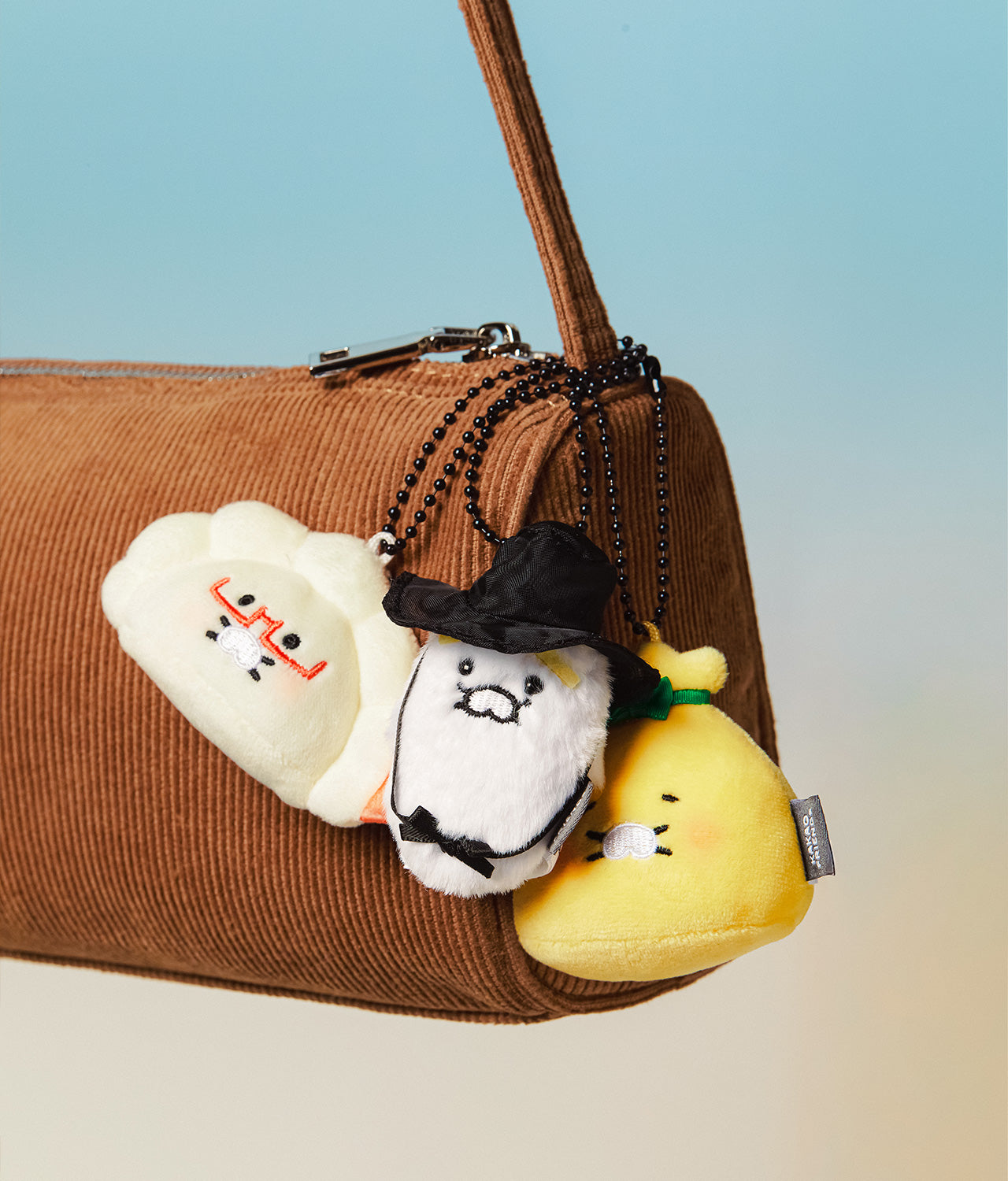 Keychain Plush 3P Set Chunsik - Official Kakao Friends merchandise | Koolseoul