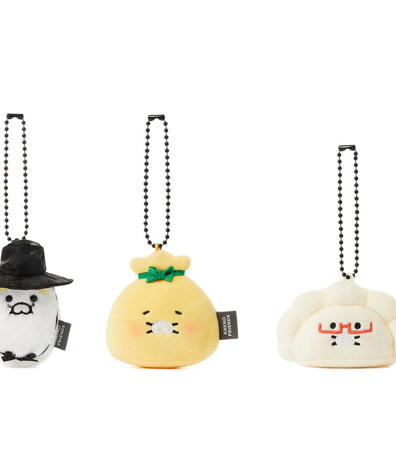Keychain Plush 3P Set Chunsik - Official Kakao Friends merchandise | Koolseoul