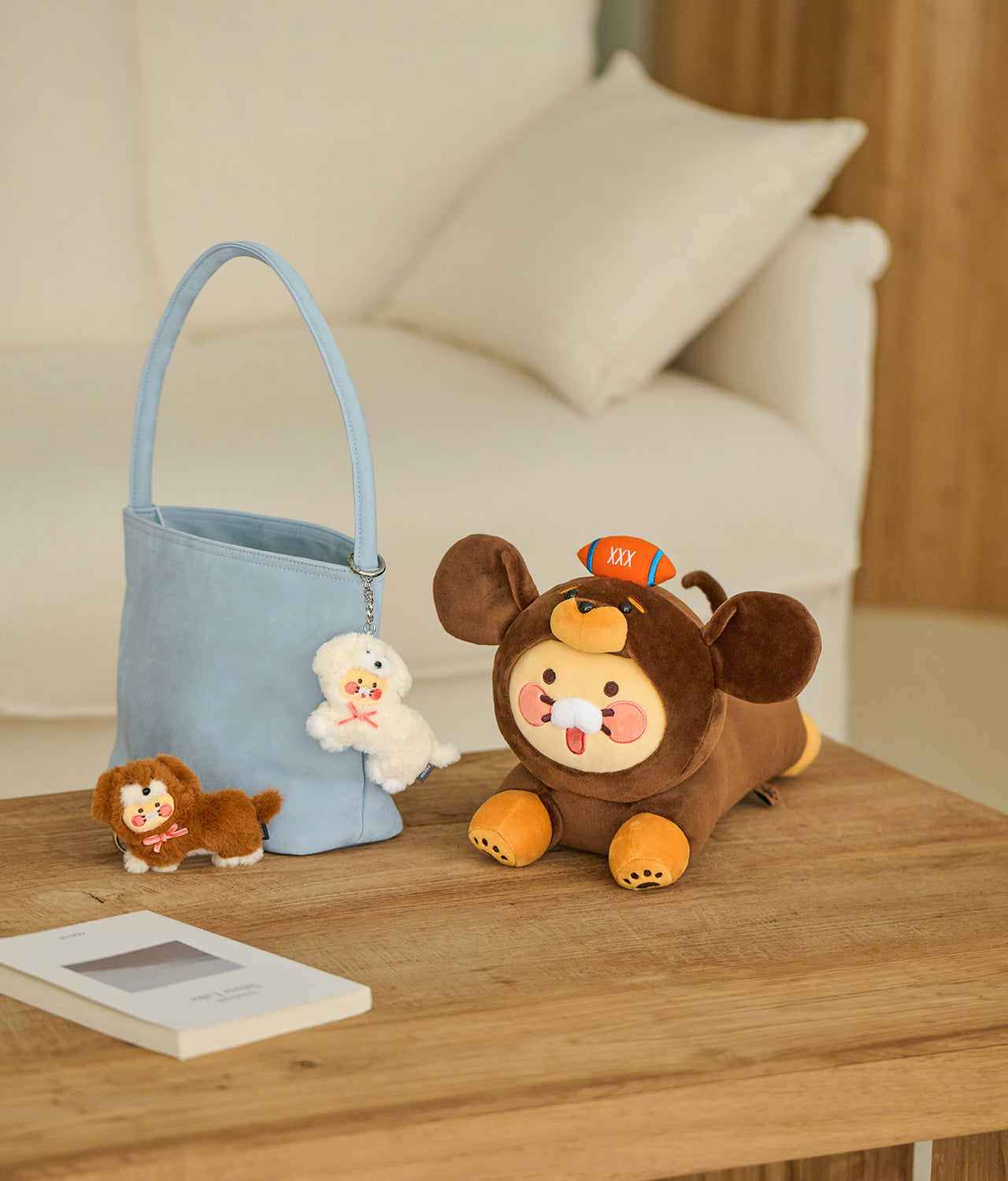 Keychain Plush Chunsik - Authentic Kakao Friends from Korea | Koolseoul