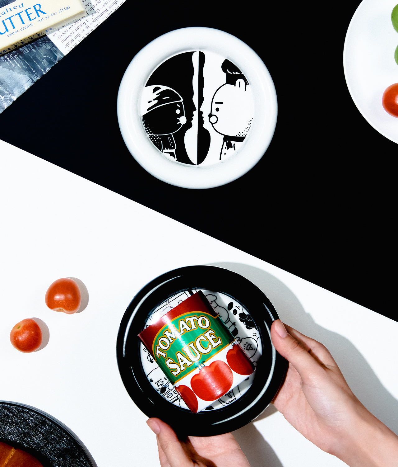 [] XFriends 2P Set Ryan&Chunsik Tableware - Official Kakao Friends merchandise | Koolseoul