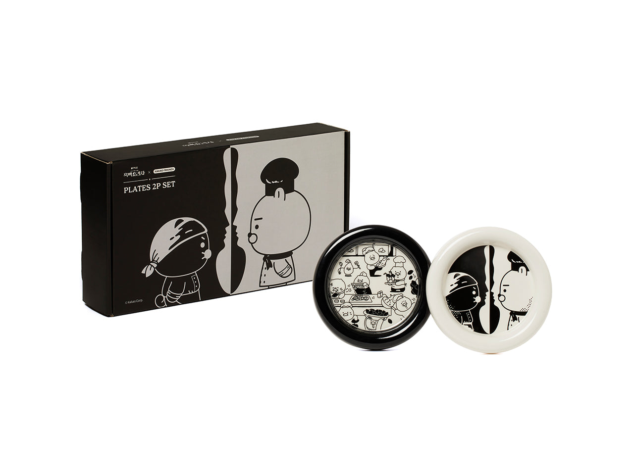 [] XFriends 2P Set Ryan&Chunsik Tableware - Authentic Kakao Friends from Korea | Koolseoul