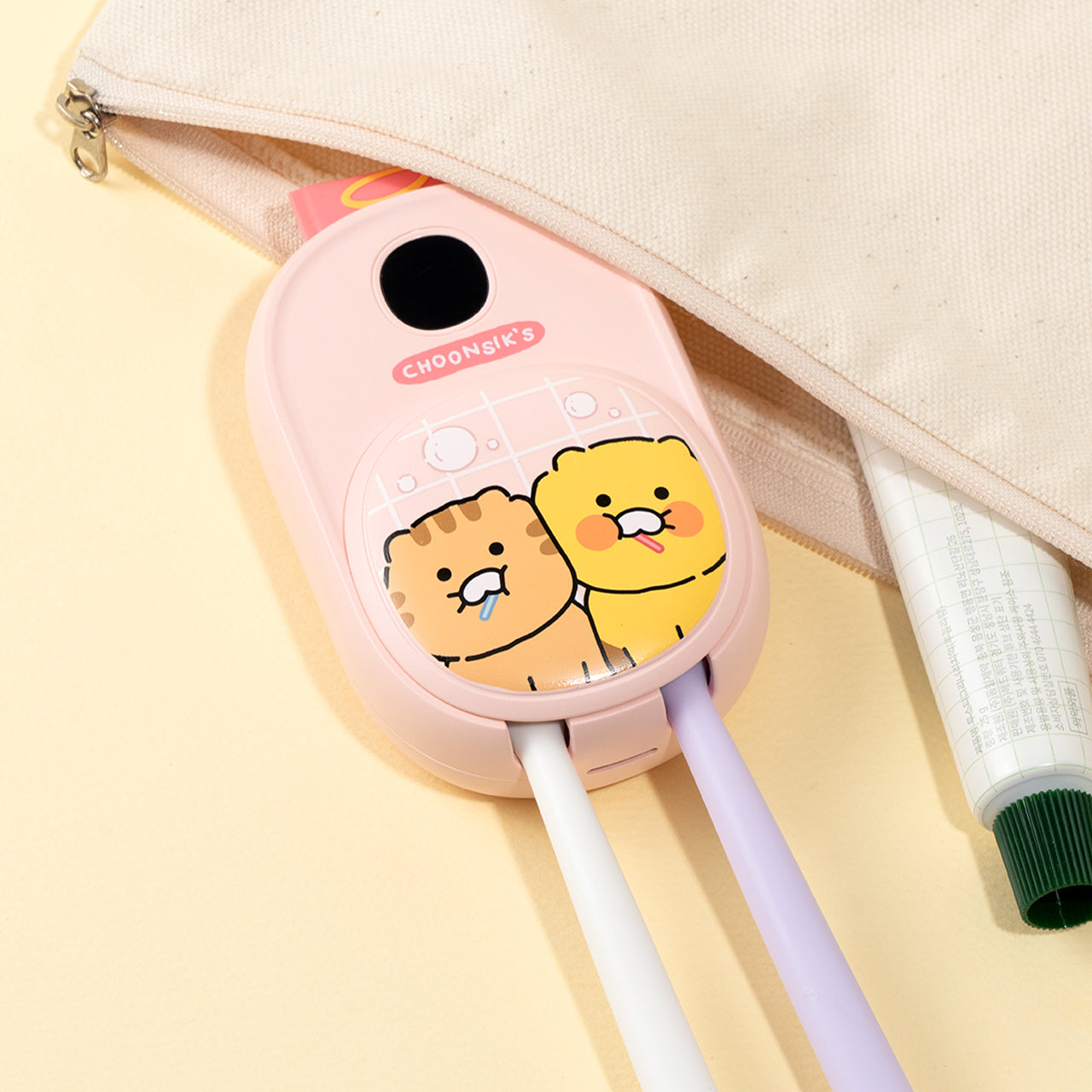 Friends Toothbrush Rose Hygiene - Official Kakao Friends merchandise | Koolseoul