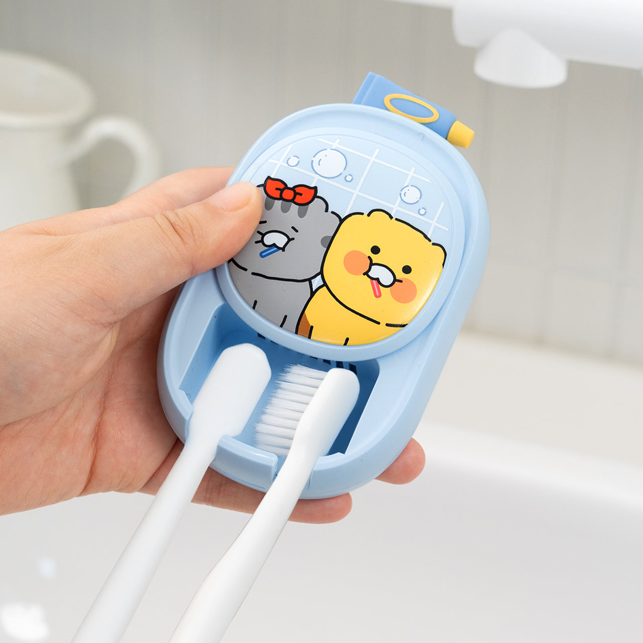 Friends Toothbrush Blue Hygiene - Korean kawaii Kakao Friends | Koolseoul