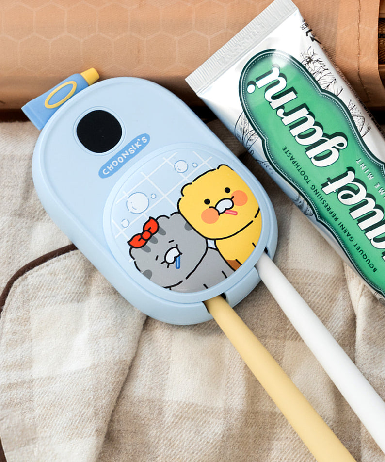 Friends Toothbrush Blue Hygiene - Official Kakao Friends merchandise | Koolseoul