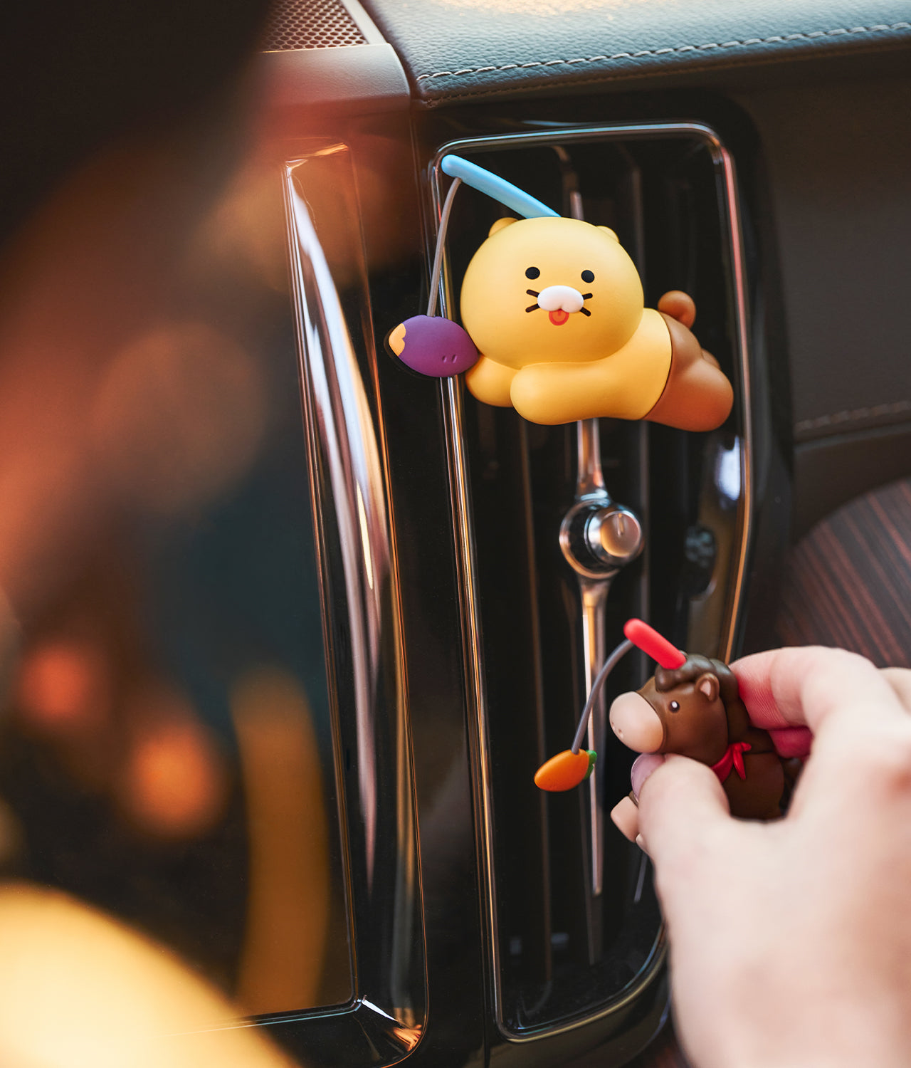 Car Air Freshener&Figurine Set Chunsik - Korean kawaii Kakao Friends | Koolseoul