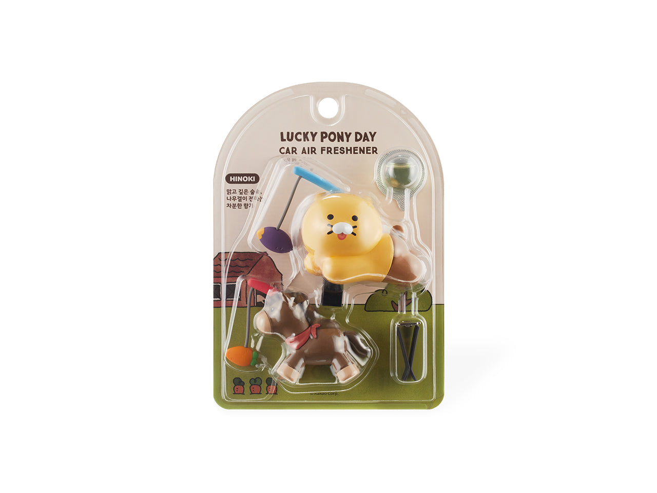 Car Air Freshener&Figurine Set Chunsik - Official Kakao Friends merchandise | Koolseoul