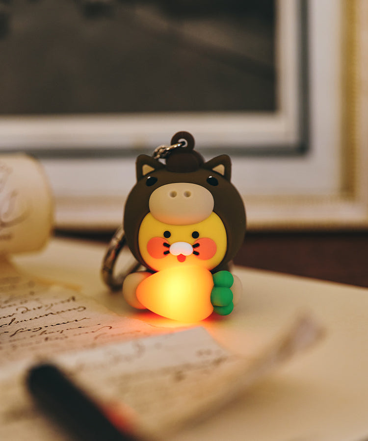 LED Figurine Keychain Chunsik - Korean kawaii Kakao Friends | Koolseoul