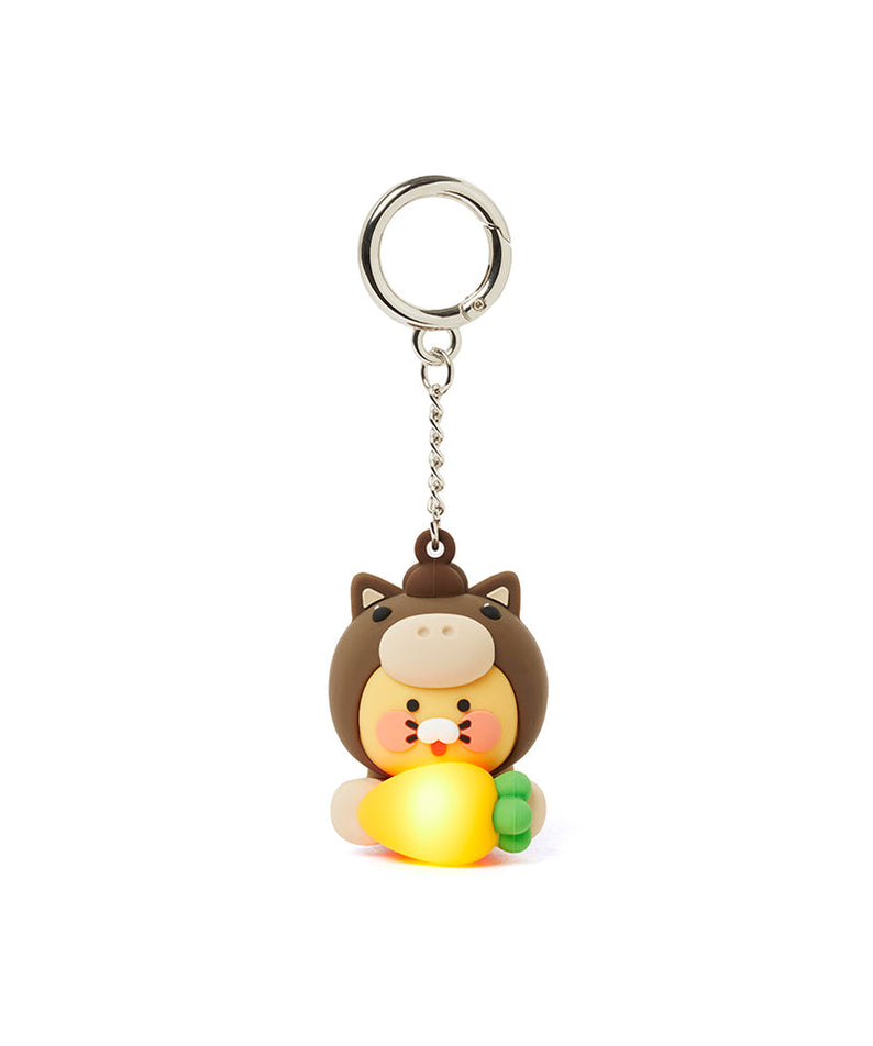 LED Figurine Keychain Chunsik - Authentic Kakao Friends from Korea | Koolseoul