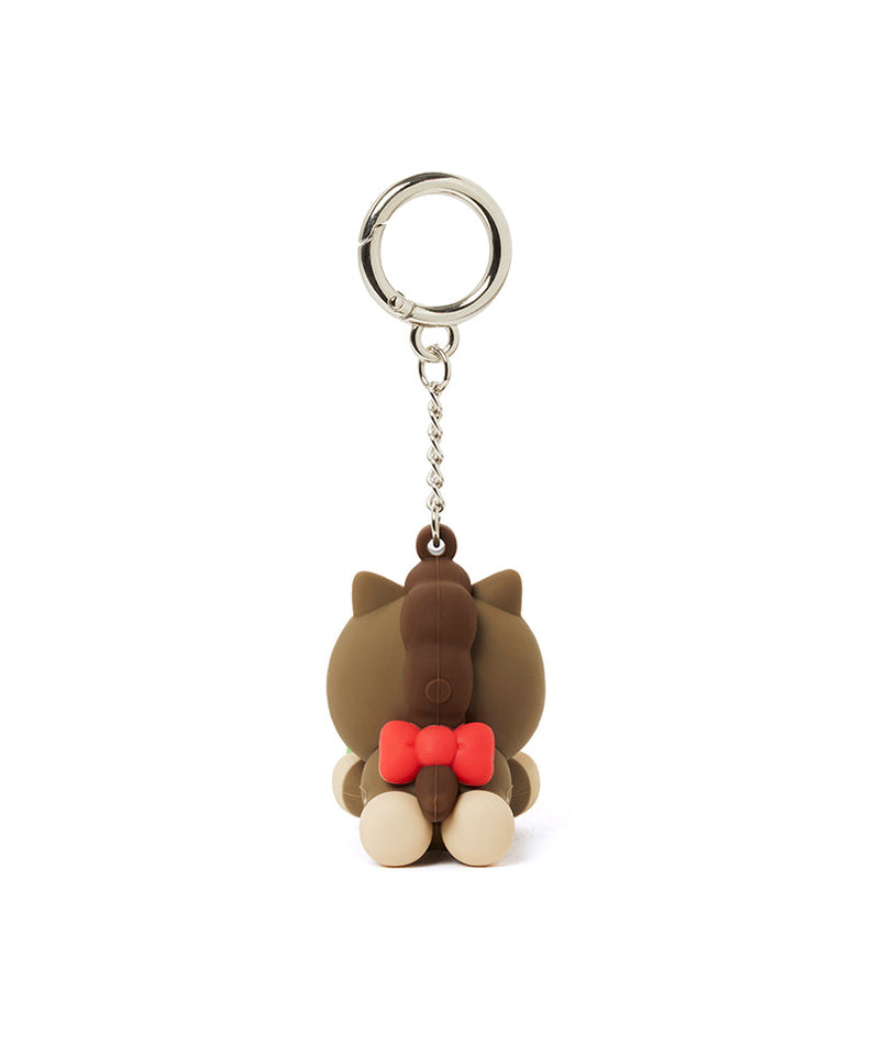 LED Figurine Keychain Chunsik - Korean kawaii Kakao Friends | Koolseoul