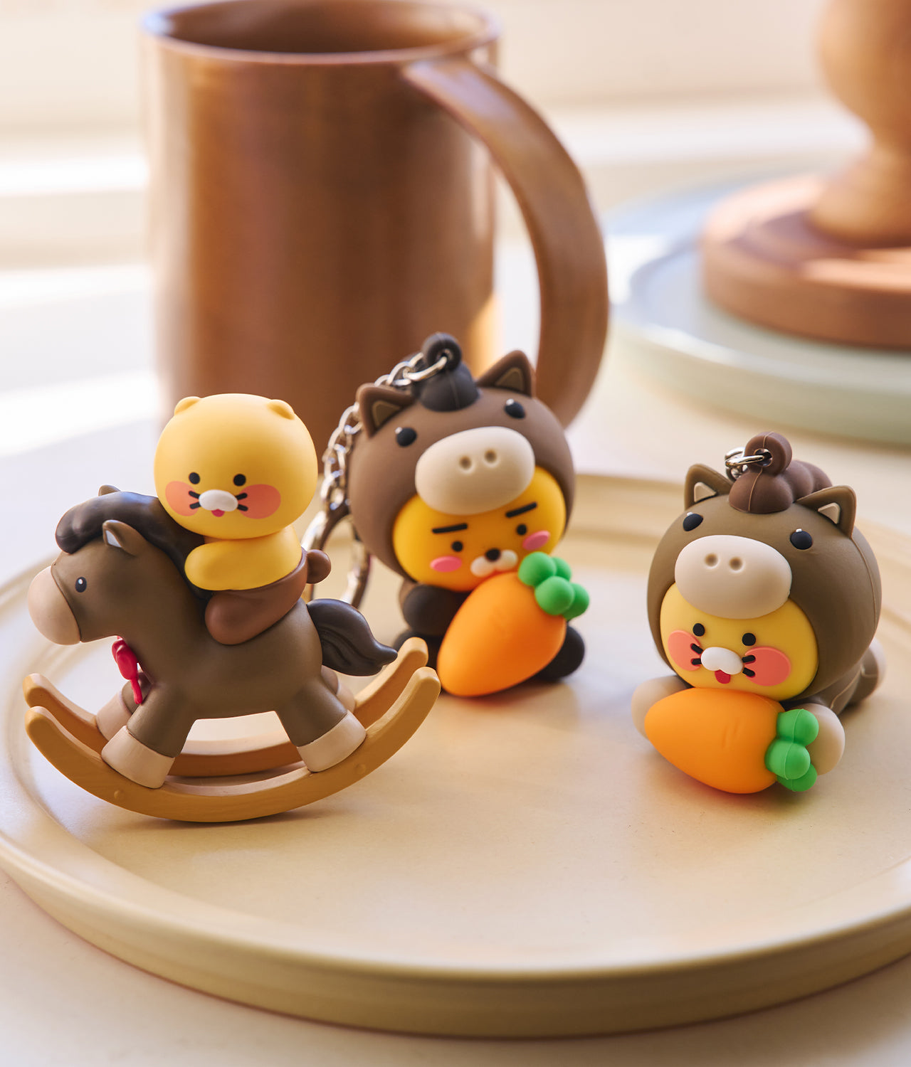 LED Figurine Keychain Ryan - Official Kakao Friends merchandise | Koolseoul