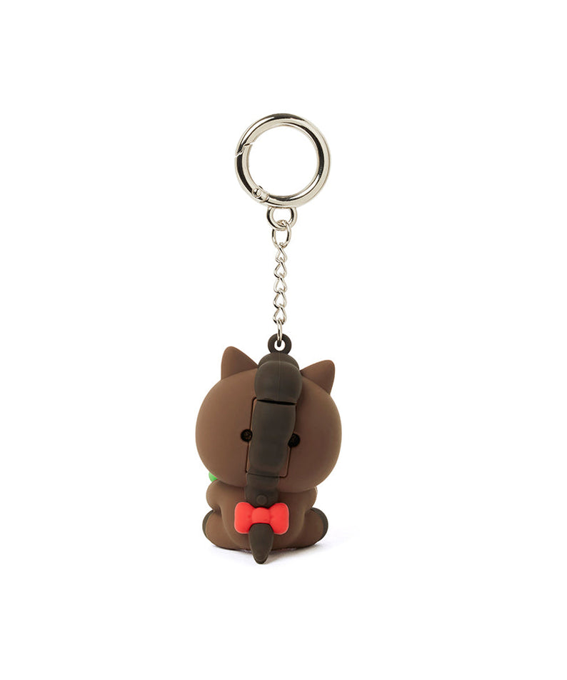 LED Figurine Keychain Ryan - Official Kakao Friends merchandise | Koolseoul