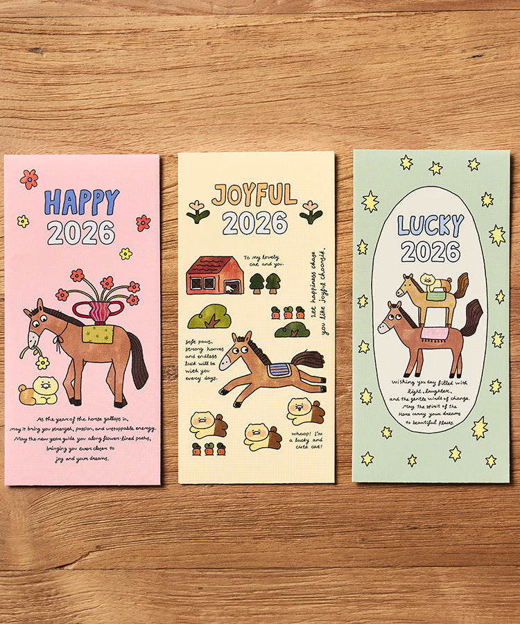 Set(3P) Chunsik Greeting Card - Official Kakao Friends merchandise | Koolseoul