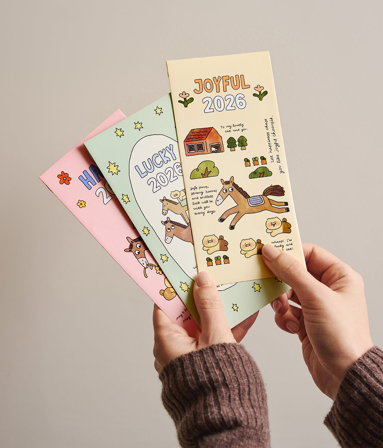 Set(3P) Chunsik Greeting Card - Authentic Kakao Friends from Korea | Koolseoul