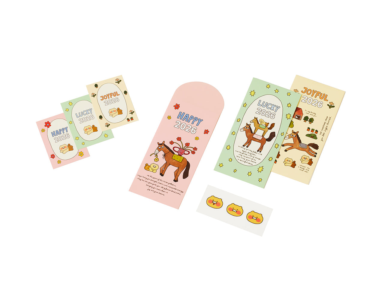 Set(3P) Chunsik Greeting Card - Official Kakao Friends merchandise | Koolseoul