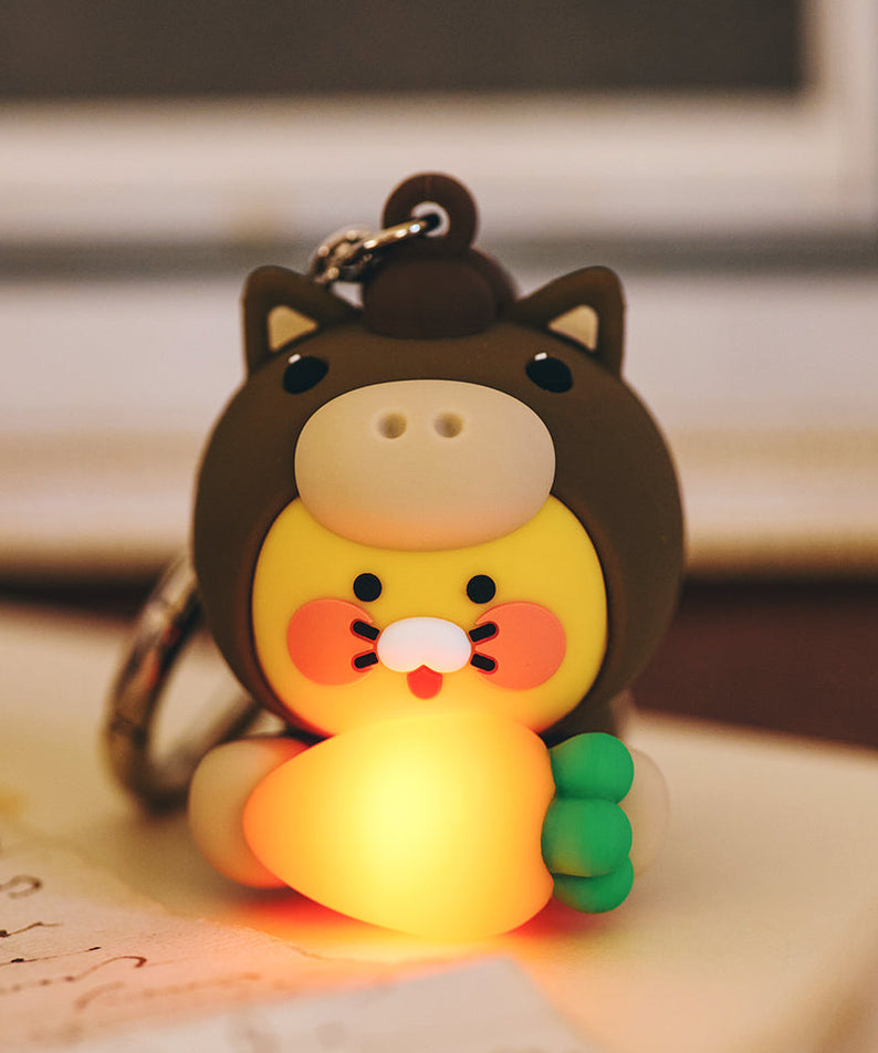 LED Figurine Keychain Chunsik - Korean kawaii Kakao Friends | Koolseoul