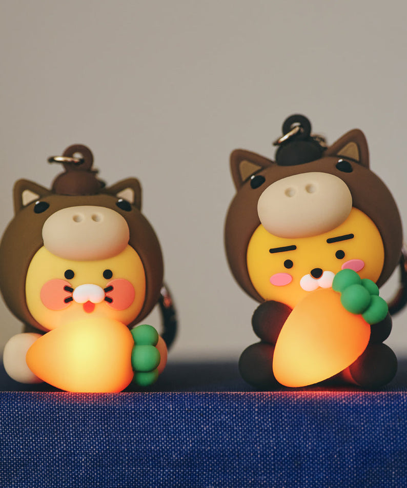 LED Figurine Keychain Ryan - Authentic Kakao Friends from Korea | Koolseoul