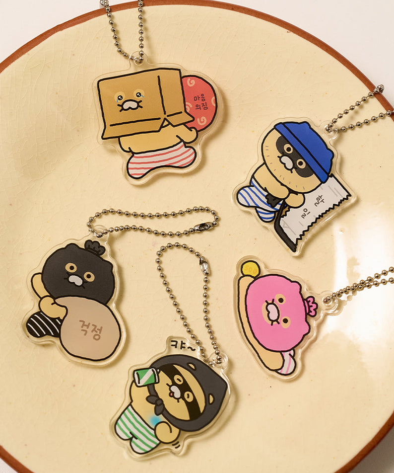 Acrylic Keychain(5 1) Chunsik - Official Kakao Friends merchandise | Koolseoul