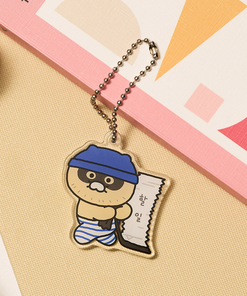 Acrylic Keychain(5 1) Chunsik - Korean kawaii Kakao Friends | Koolseoul
