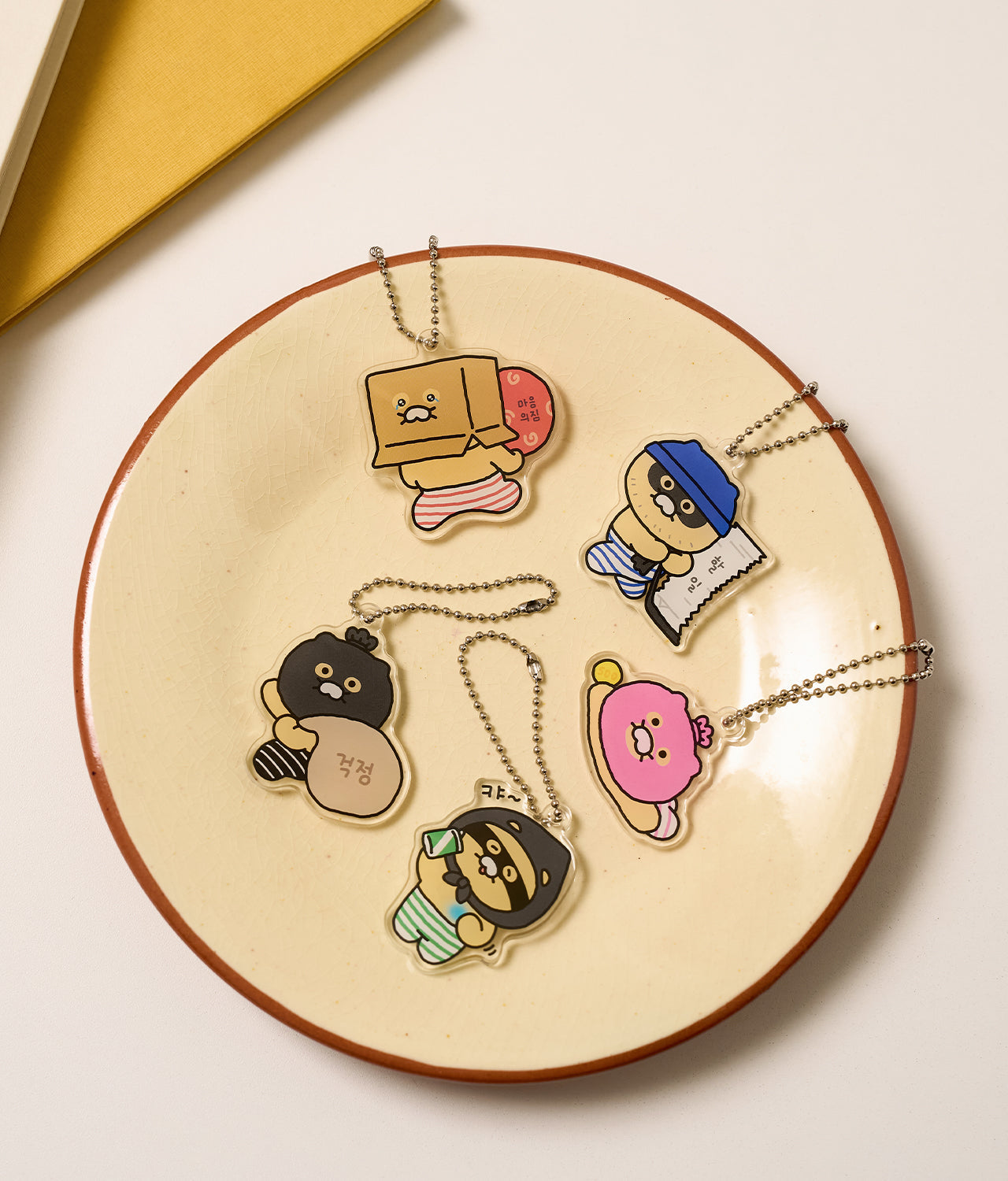 Acrylic Keychain(5 1) Chunsik - Korean kawaii Kakao Friends | Koolseoul
