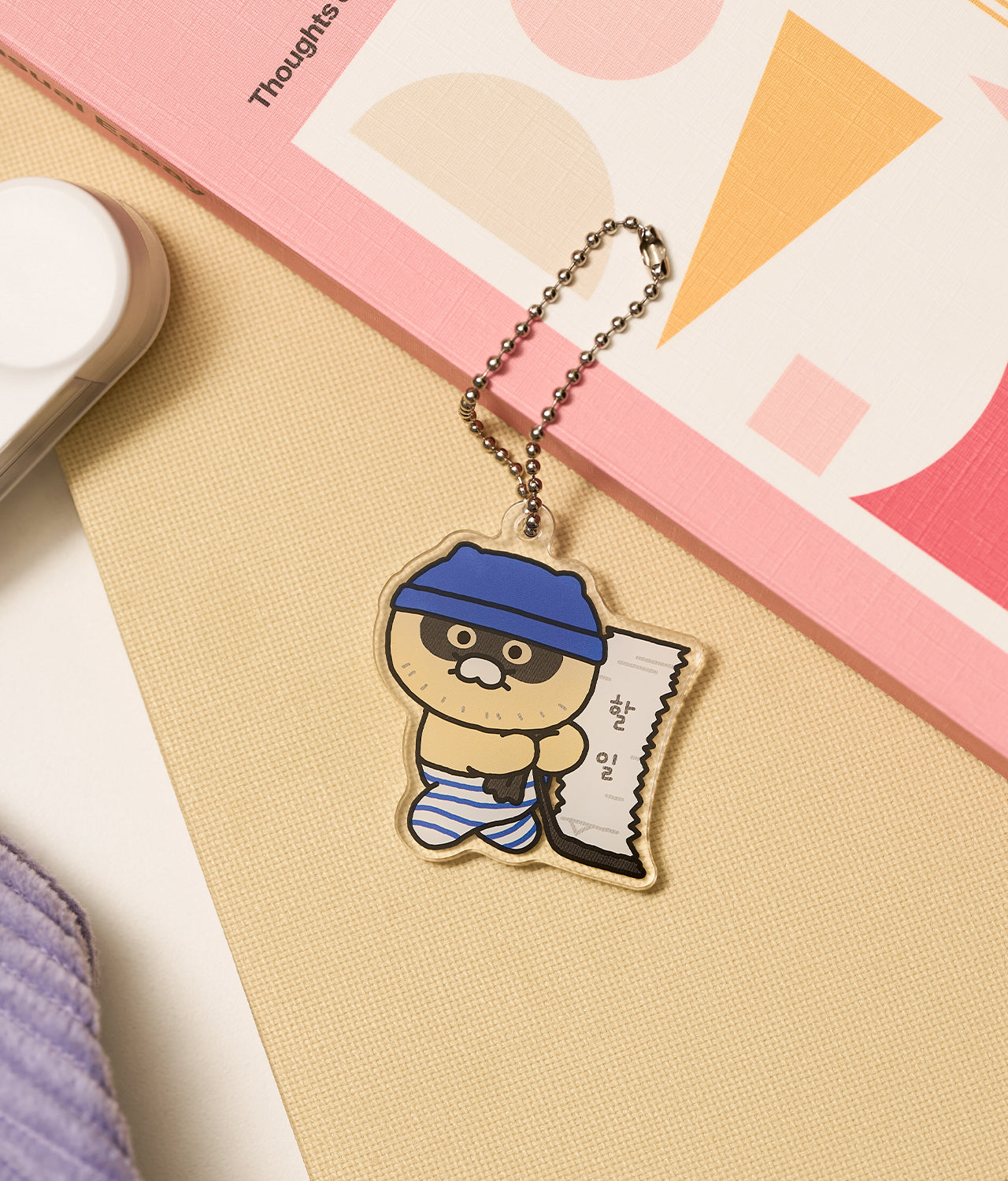 Acrylic Keychain(5 1) Chunsik - Authentic Kakao Friends from Korea | Koolseoul