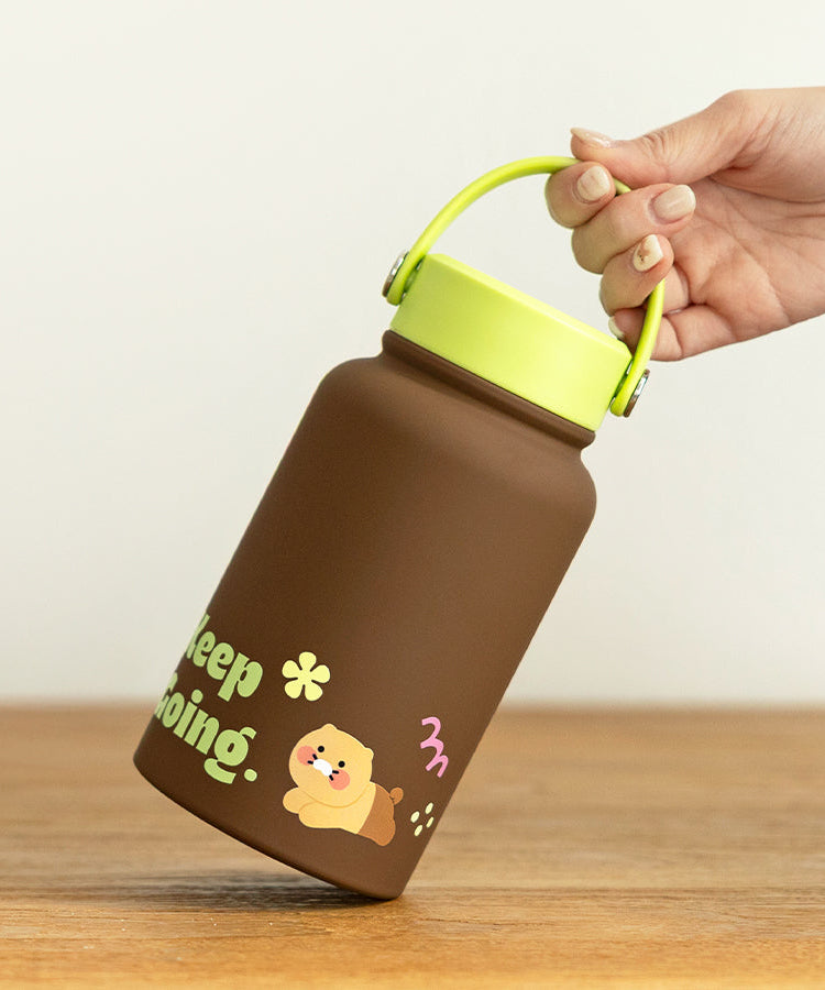 Chunsik Tumbler Brown - Authentic Kakao Friends from Korea | Koolseoul