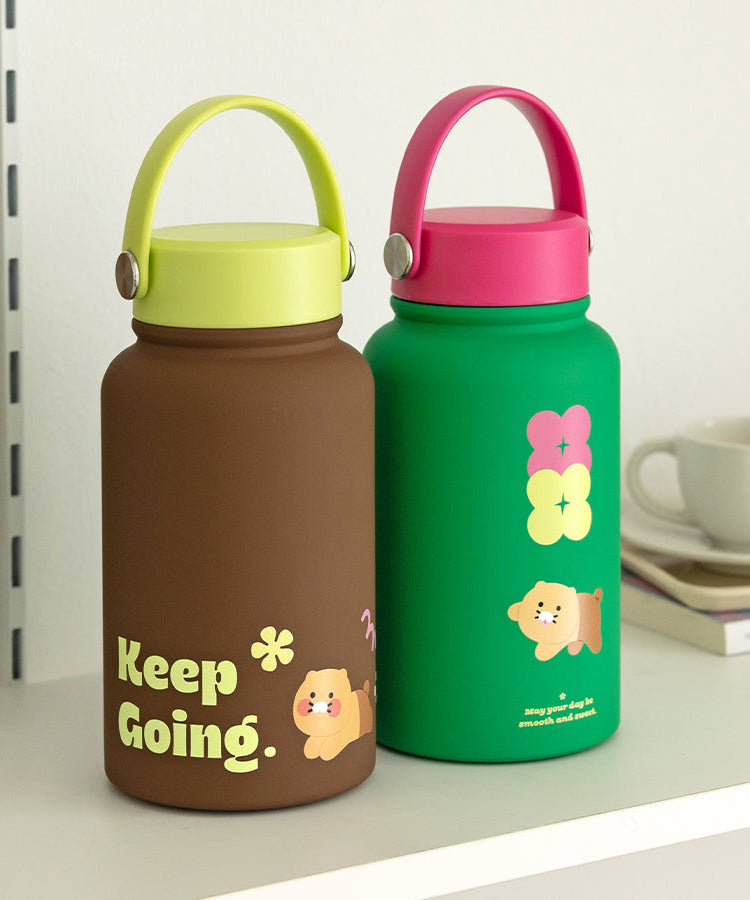 Chunsik Tumbler Brown - Official Kakao Friends merchandise | Koolseoul