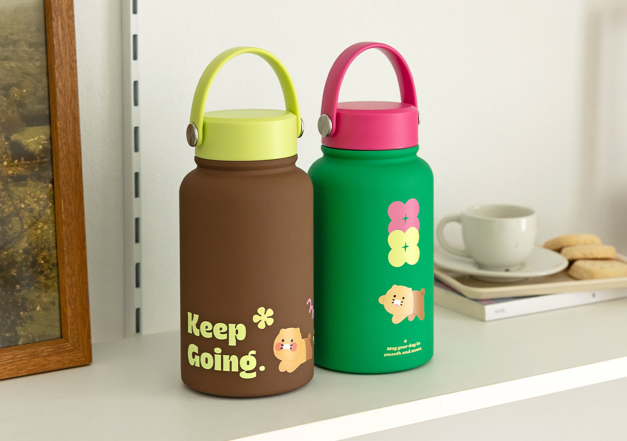 Chunsik Tumbler Brown - Official Kakao Friends merchandise | Koolseoul