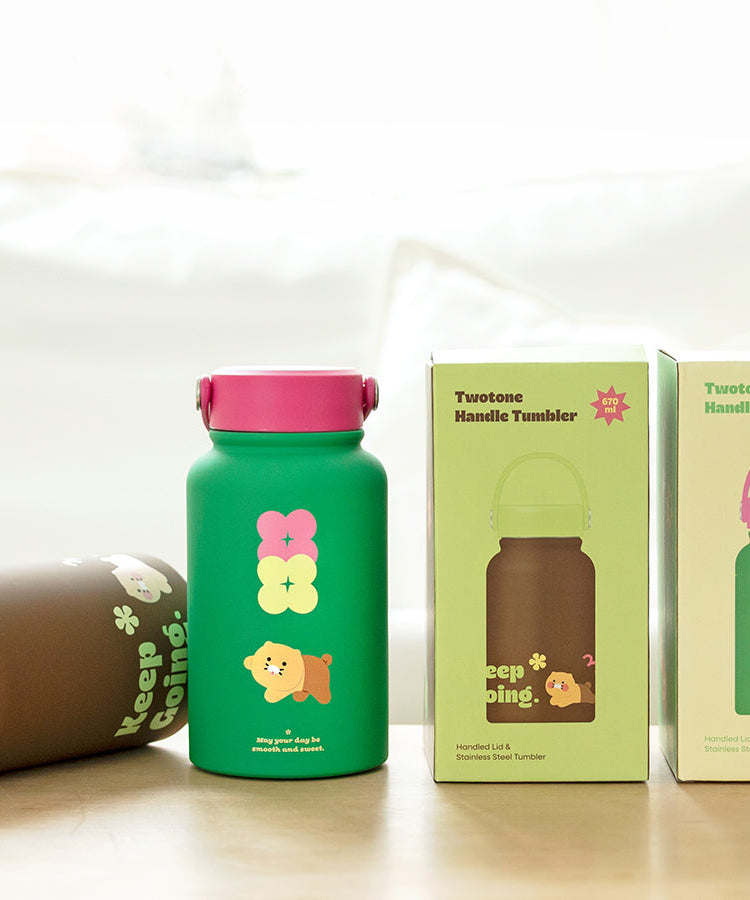 Chunsik Tumbler Brown - Official Kakao Friends merchandise | Koolseoul