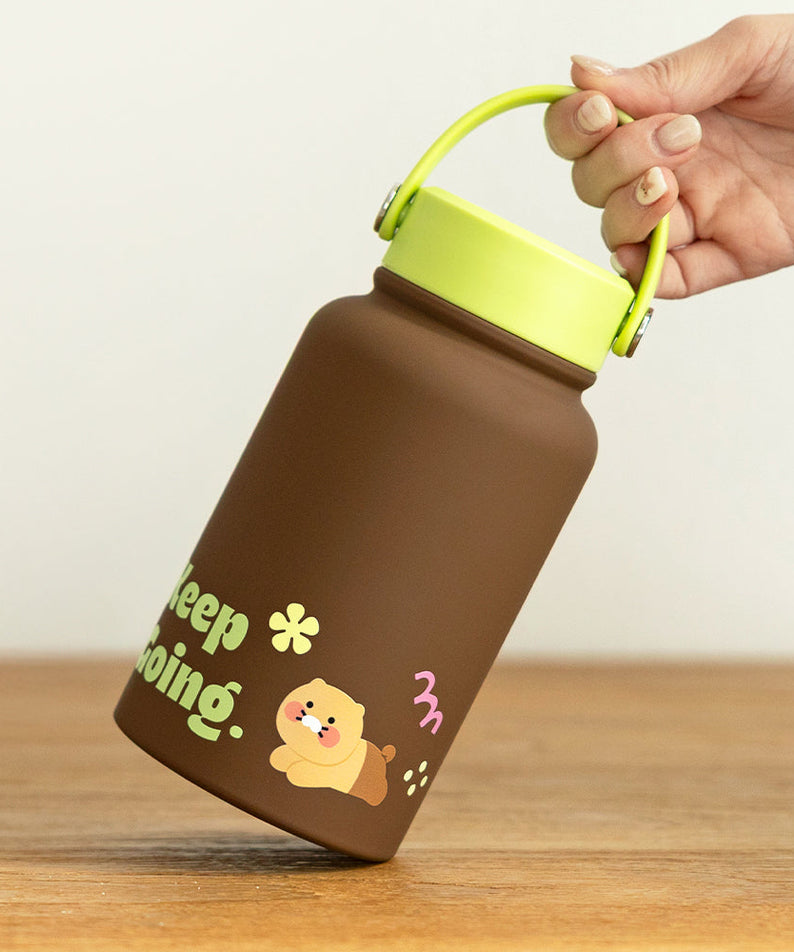 Chunsik Tumbler Brown - Authentic Kakao Friends from Korea | Koolseoul