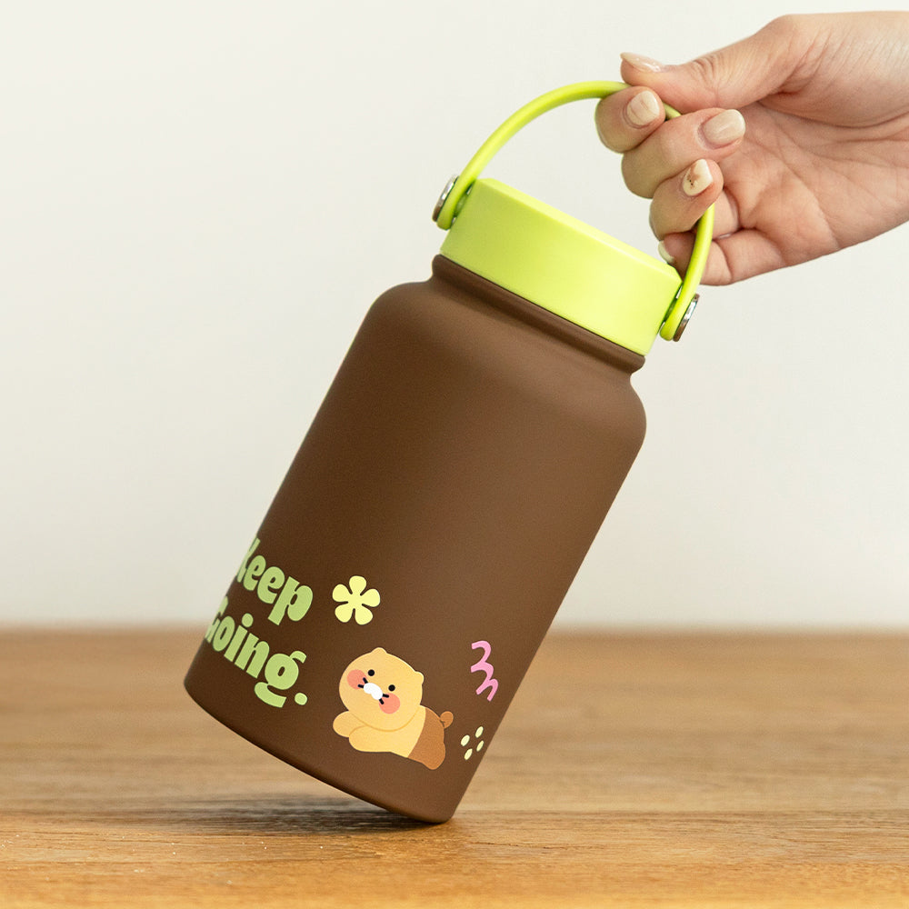 Chunsik Tumbler Brown - Authentic Kakao Friends from Korea | Koolseoul