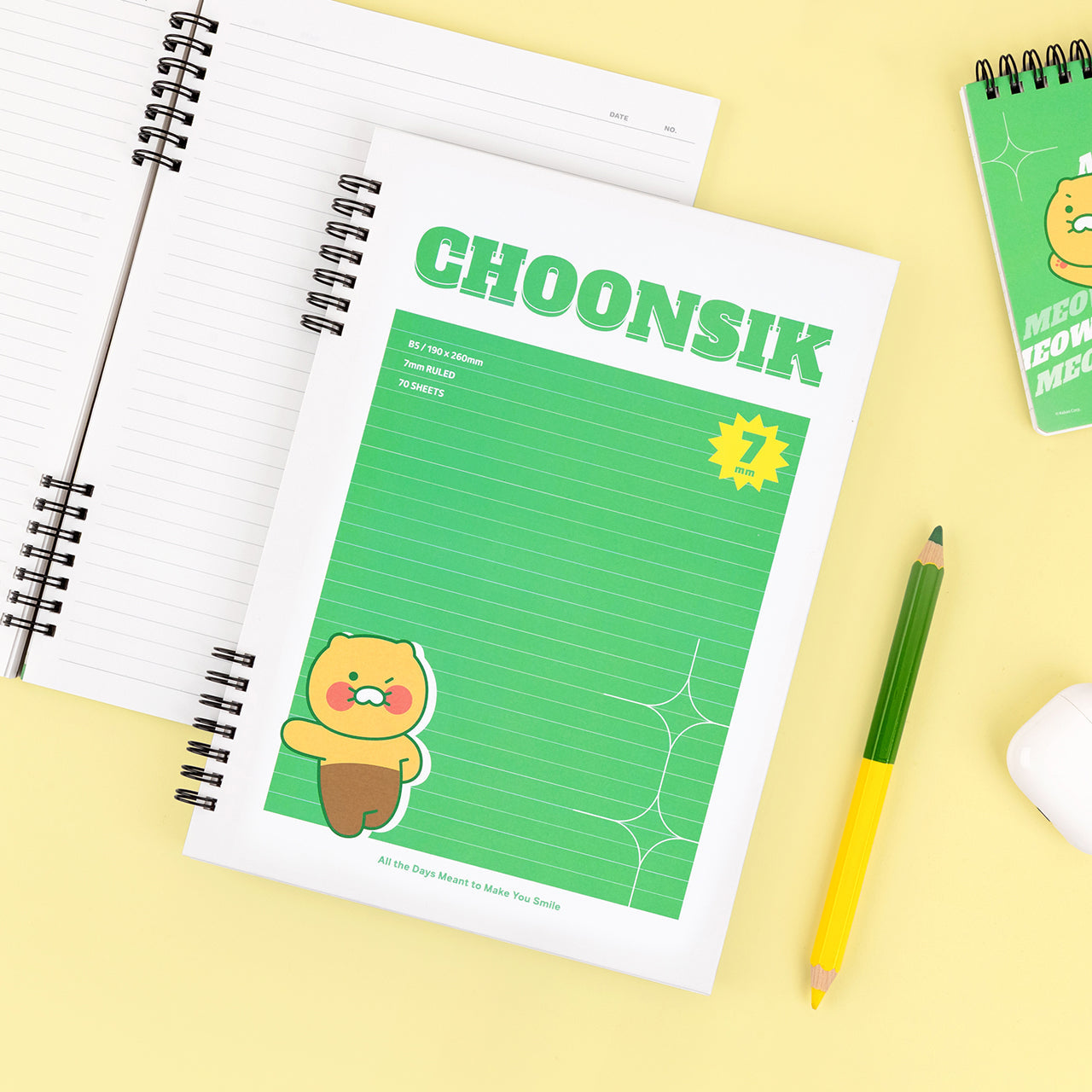 Chunsik Notebook Stationery - Korean kawaii Kakao Friends | Koolseoul