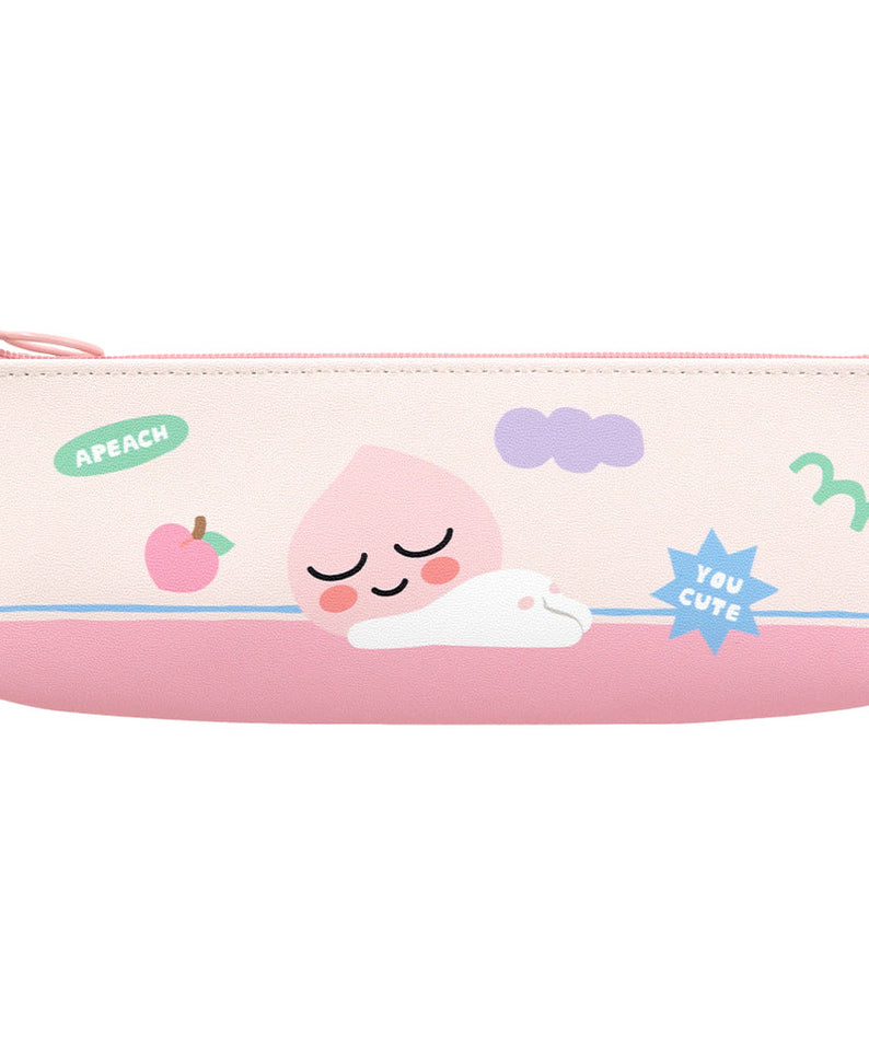 Pencil Case Apeach Stationery - Authentic Kakao Friends from Korea | Koolseoul