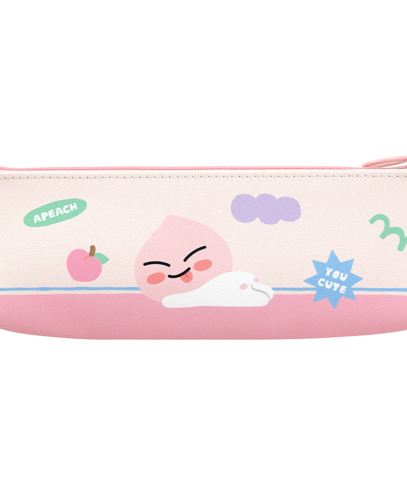 Pencil Case Apeach Stationery - Korean kawaii Kakao Friends | Koolseoul