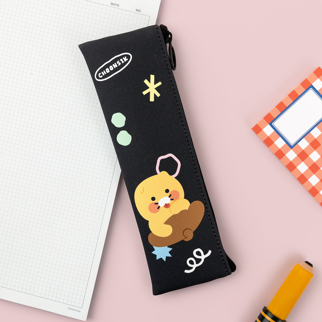 Chunsik Black Stationery - Official Kakao Friends merchandise | Koolseoul