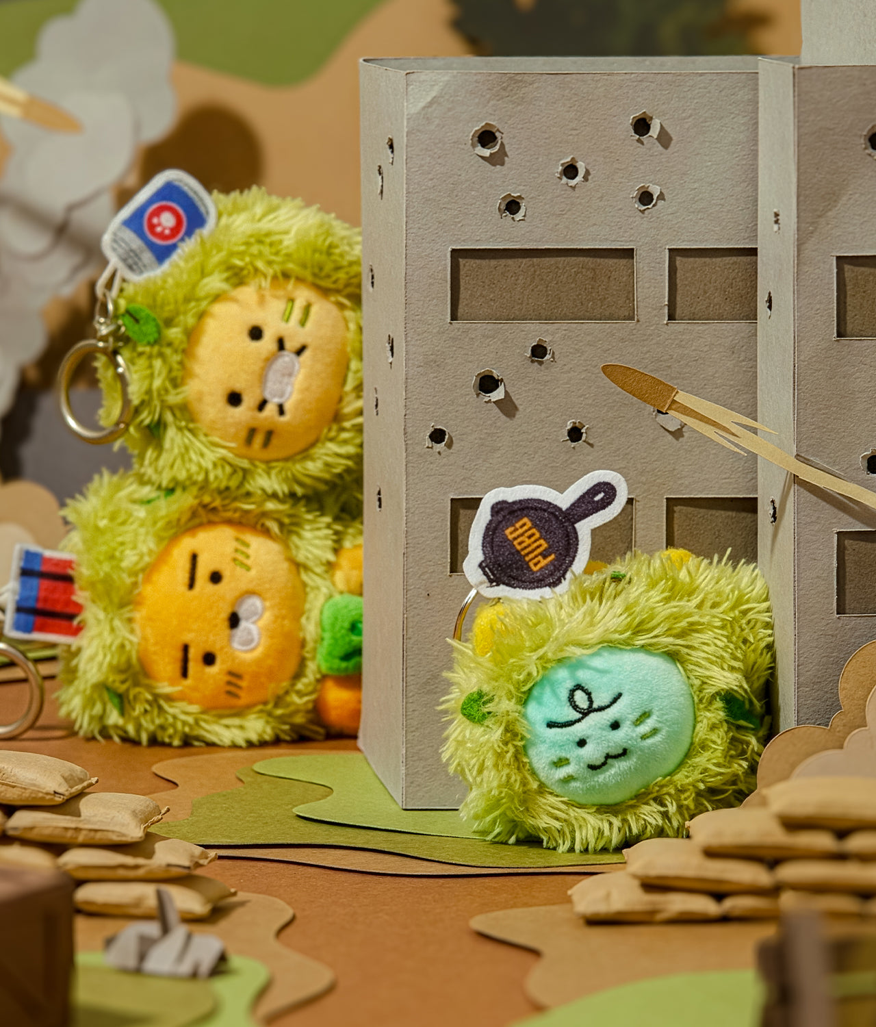 XFriends Keychain Plush Jordy - Official Kakao Friends merchandise | Koolseoul
