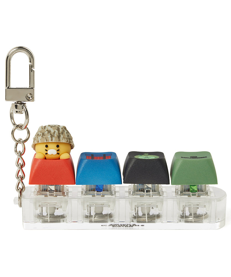 XFriends LED CasquettePorte-cles Red Friends Keychain - Korean kawaii Kakao Friends | Koolseoul