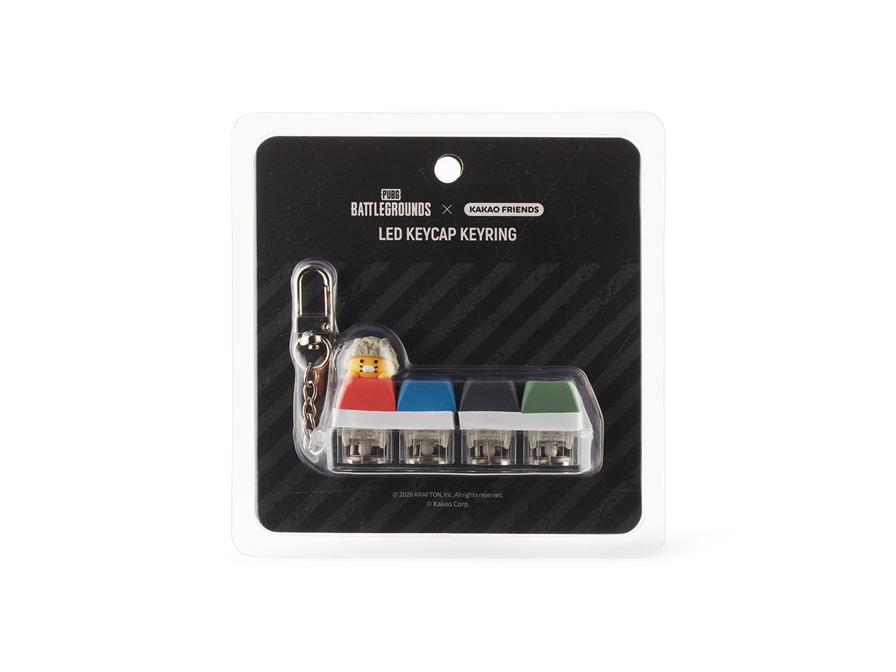 XFriends LED CasquettePorte-cles Red Friends Keychain - Authentic Kakao Friends from Korea | Koolseoul