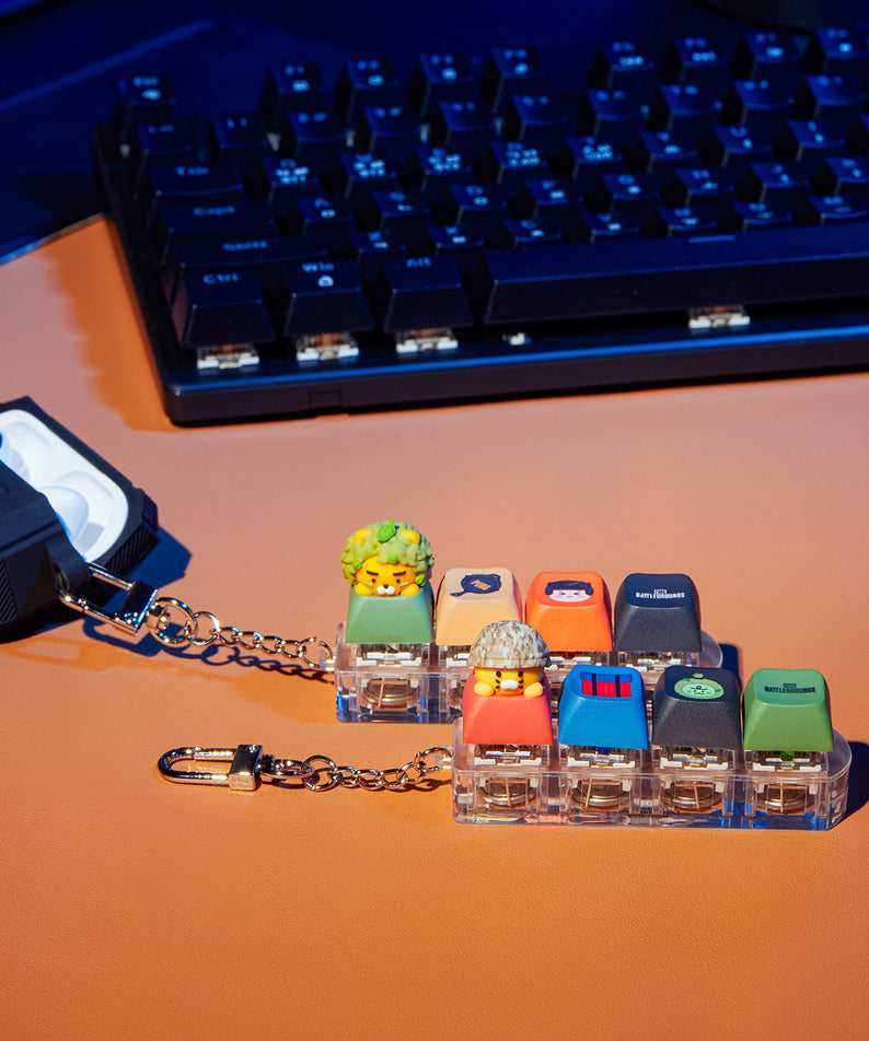 XFriends LED CasquettePorte-cles Green Friends Keychain - Korean kawaii Kakao Friends | Koolseoul