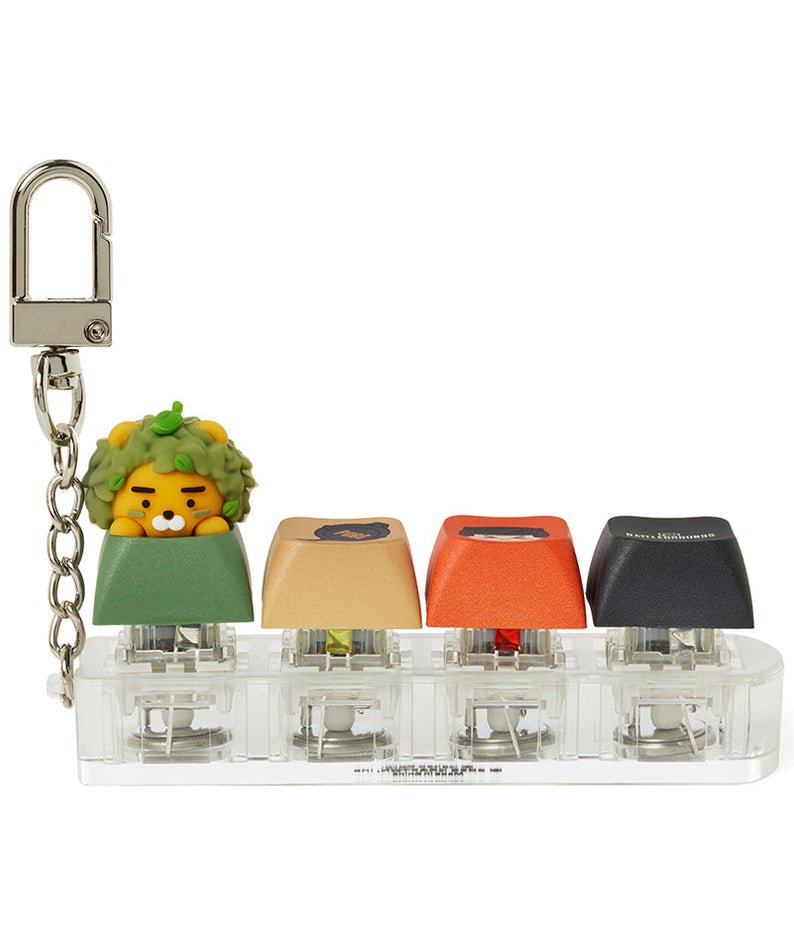 XFriends LED CasquettePorte-cles Green Friends Keychain - Korean kawaii Kakao Friends | Koolseoul