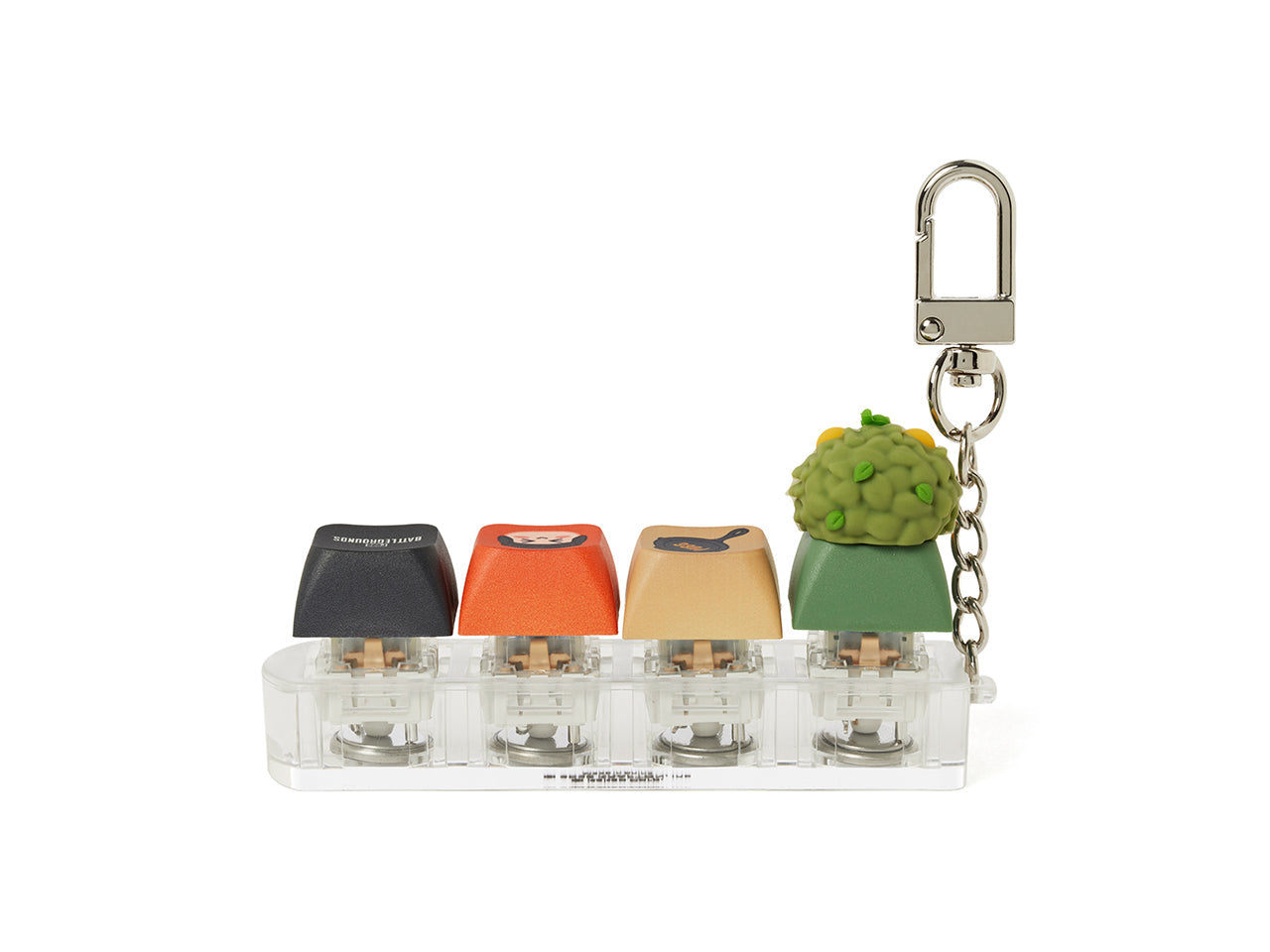 XFriends LED CasquettePorte-cles Green Friends Keychain - Korean kawaii Kakao Friends | Koolseoul