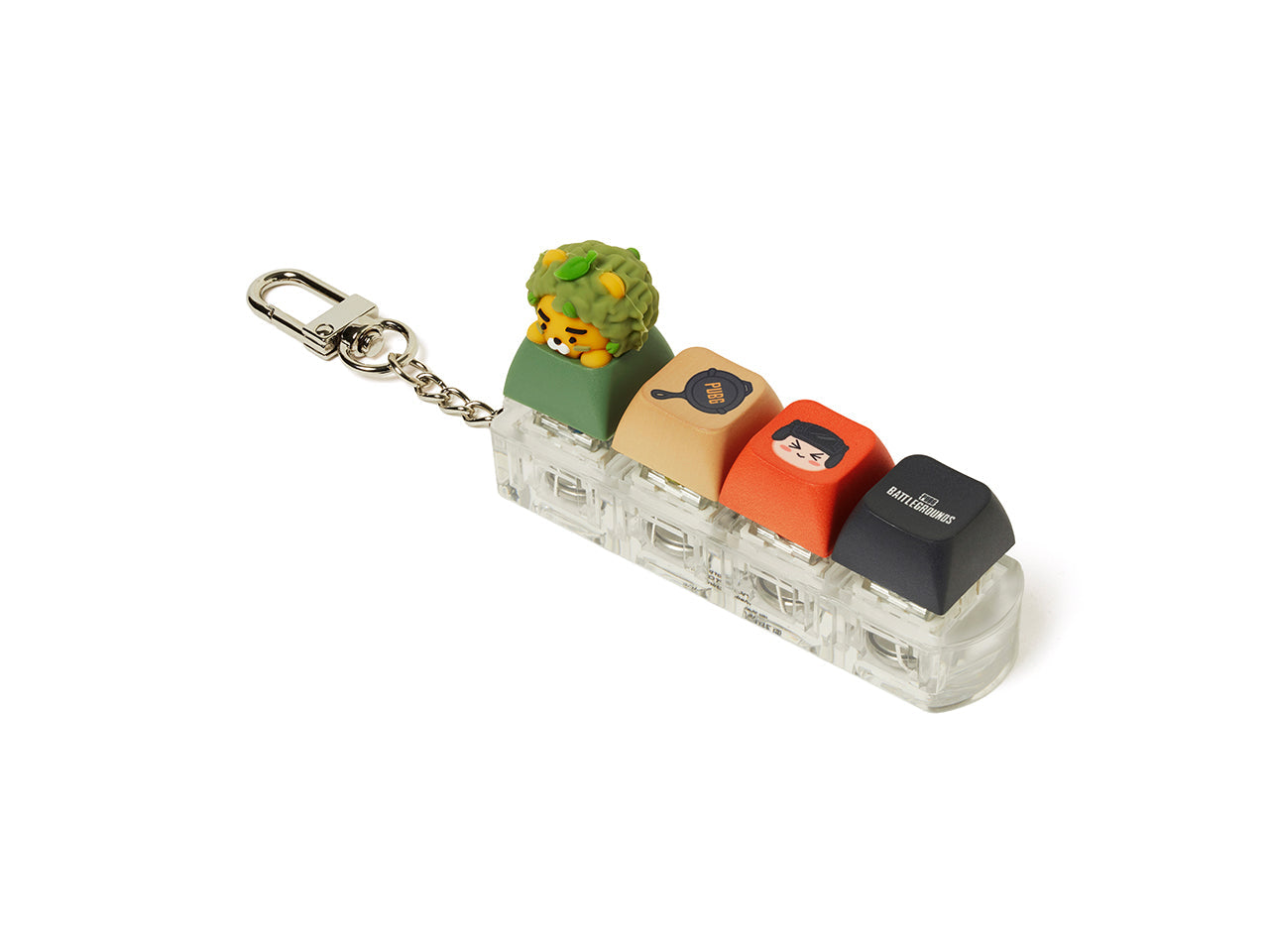 XFriends LED CasquettePorte-cles Green Friends Keychain - Authentic Kakao Friends from Korea | Koolseoul