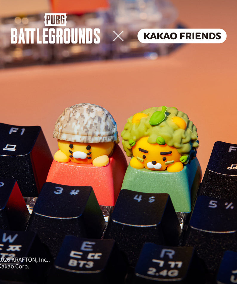 XFriends LED CasquettePorte-cles Green Friends Keychain - Authentic Kakao Friends from Korea | Koolseoul