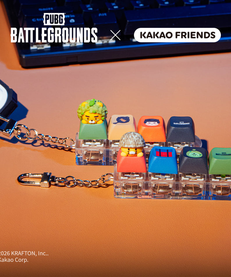XFriends LED CasquettePorte-cles Red Friends Keychain - Authentic Kakao Friends from Korea | Koolseoul